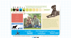 Desktop Screenshot of jewellanimalhospital.com