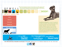 Tablet Screenshot of jewellanimalhospital.com